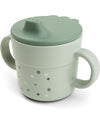Tazza con Beccuccio Foodie - Happy Dots Verde - 100% PP Alimentare Done By Deer