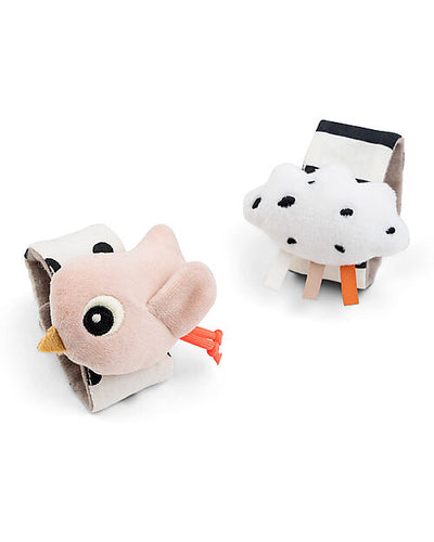 Set 2 Sonagli da Polso - Happy Clouds - Cipria Done By Deer