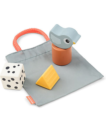 Gioco Sensoriale - 4 Pezzi - Birdee - Con Pratica Borsa Done By Deer