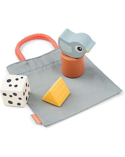 Gioco Sensoriale - 4 Pezzi - Birdee - Con Pratica Borsa Done By Deer
