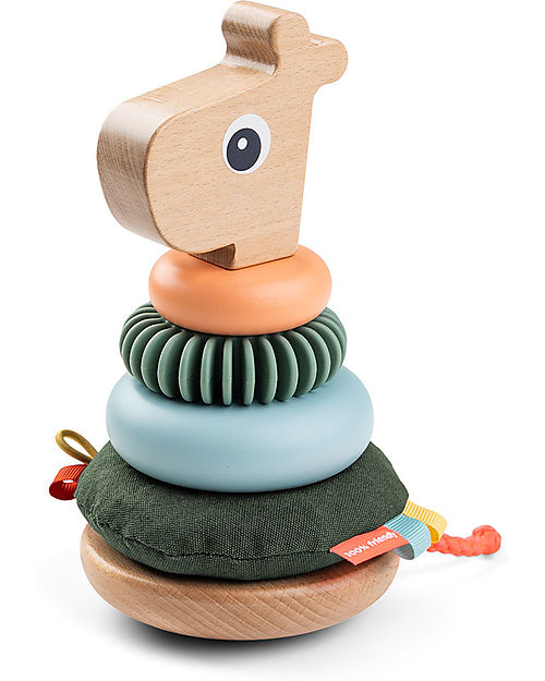 Torre Impilabile - Raffi - Multicolore - in Legno Done By Deer