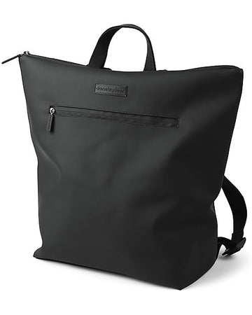 Zaino Cambio con Fasciatoio Ripiegabile e Ganci Passeggino - Nero - Fa Done By Deer