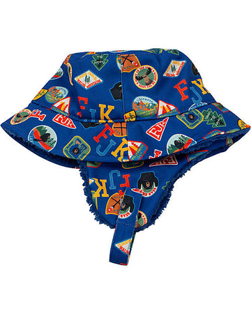 Cappello Invernale Bucket - Patches - Morbido Tessuto Sherpa FlapJackKids