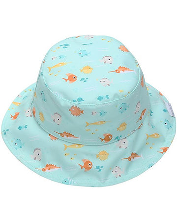 Baby Cappello Estivo Reversibile Anti-UV SPF 50+ Pesce+Medusa FlapJackKids