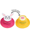 Cappello Estivo Reversibile Anti-UV SPF 50+, Coniglietto+Margherita - FlapJackKids