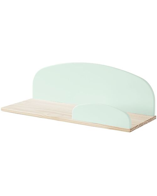 Mensola Kiddy - Verde Menta - 65 cm - Legno di Pino Massiccio e MDF Jaxx