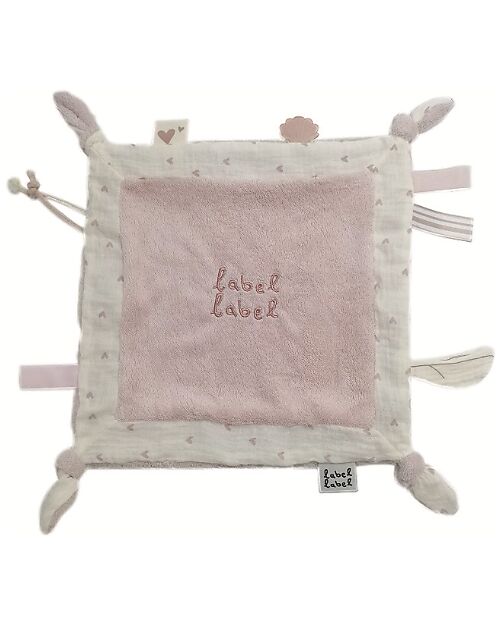 Doudou - Rosa - 30x30 cm - Materiale Riciclato Label Label