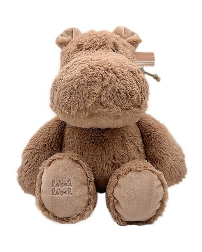 Peluche Harvey L'Ippopotamo - Nocciola - Medio Label Label