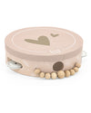 Tamburello con Sonagli - Rosa - Legno Certificato FSC Label Label