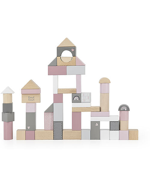 Viga 50043VG - Blocchi Impilabili In Legno Per Bambini, Gioco Educativo E Creativo