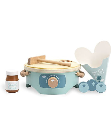 Set per Crepes in Legno - Verde - Legno di Faggio Certificato FSC Label Label