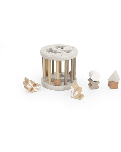 Ruota Forme Geometriche a Incastro in Legno - Beige - Legno di Faggio Label Label