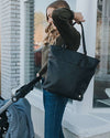 Borsa Cambio in Ecopelle Citywalk - Nero - Include fasciatoio da viagg Little Unicorn