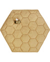 Tappeto Gioco Imbottito - Honeycomb - Miele - 100% Cotone Organico - C Lorena Canals