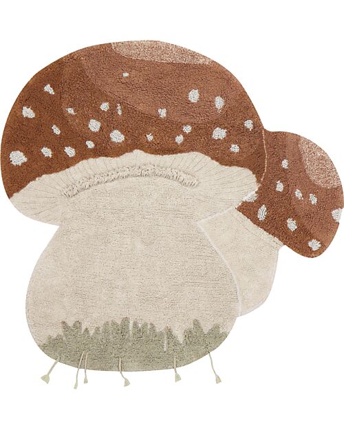 Tappeto Gioco - Boletus - Marrone - Cotone - Mushrooms Collection - 12 Lorena Canals