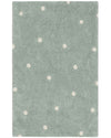 Tappeto Lavabile - Mini Dot - Blu Salvia/Blu Vintage - Cotone - Mushro Lorena Canals