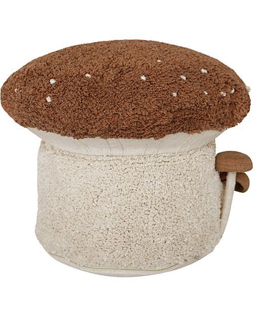 Pouf Boletus - Toffee/Naturale - Cotone - Mushrooms Collection - 35 x Lorena Canals