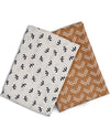 Set di 2 Copertine Swaddle 100 x 100 cm - Boho - 100% Cotone - Mudclot Lulujo Baby