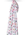 Copertina Swaddle 120 x 120 cm, Farfalle - 100% mussola di cotone Lulujo Baby