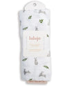 Copertina Swaddle 100x100 cm - Coniglietti - 100% Mussola di Cotone Lulujo Baby