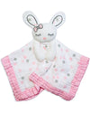 Doudou Coniglietto Rosa - Mussola di Cotone - Il Primo Amico del Tuo B Lulujo Baby