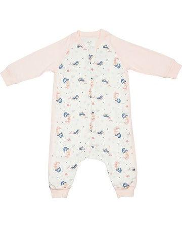 Sacco Nanna con Piedini - Sirene - TOG1 - Cotone e Viscosa di Bambù Lulujo Baby