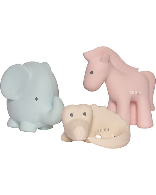 3-in-1 Sonaglio - Massaggiagengive - Gioco da Bagno - Set 3 pz - My Fi Tikiri