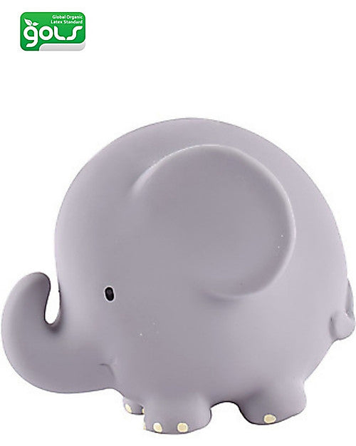 3-in-1 Sonaglio Elefante, Massaggiagengive, Gioco da Bagno, My First Tikiri