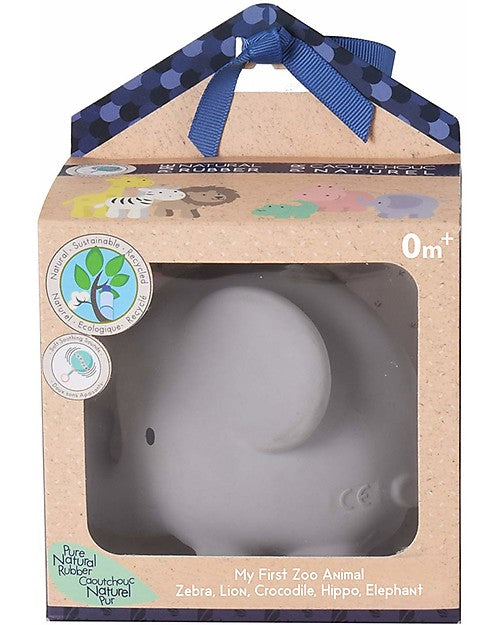 3-in-1 Sonaglio Elefante, Massaggiagengive, Gioco da Bagno, My First Z Tikiri
