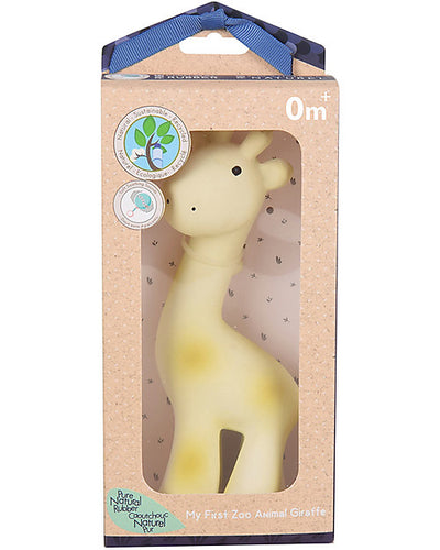 3-in-1 Sonaglio Giraffa, Massaggiagengive, Gioco da Bagno, My First Zo Tikiri