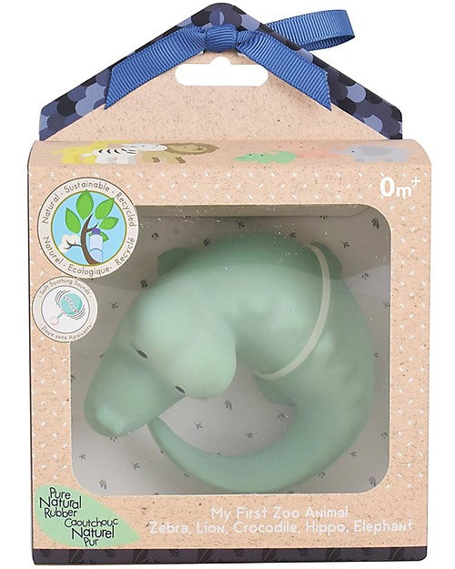 3-in-1 Sonaglio Coccodrillo, Massaggiagengive, Gioco da Bagno, My Firs Tikiri