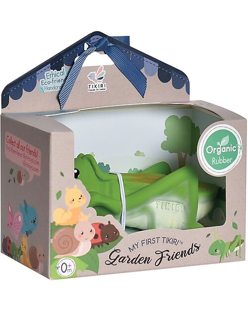 3-in-1 Sonaglio Cavalletta - Massaggiagengive - Gioco da Bagno - Garde Tikiri