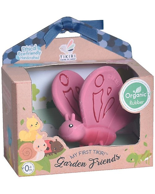 3-in-1 Sonaglio Farfalla - Massaggiagengive - Gioco da Bagno - Garden Tikiri