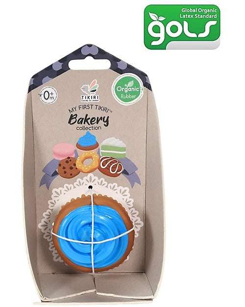 3-in-1 Sonaglio Cupcake - Massaggiagengive - Gioco da Bagno - Bakery Tikiri