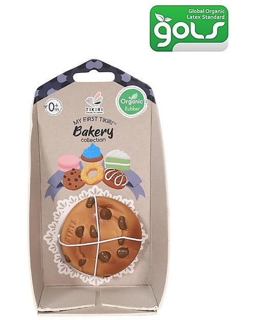 3-in-1 Sonaglio Cookie - Massaggiagengive - Gioco da Bagno - Bakery I Tikiri