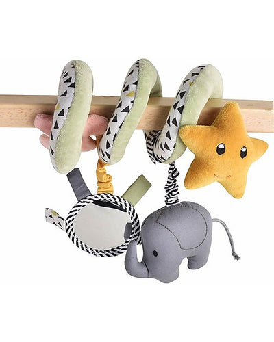 Spirale di Attività, Elefantino + Stella - Cotone Bio Tikiri