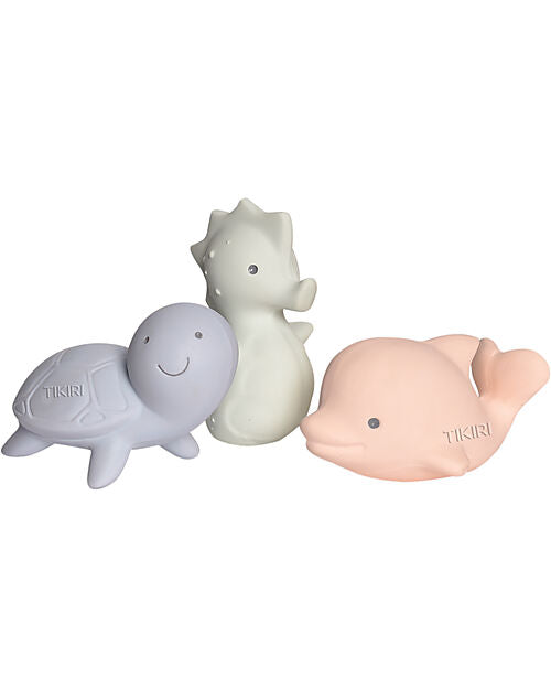 3-in-1 Sonaglio - Massaggiagengive - Gioco da Bagno - Set 3 pz - My Fi Tikiri