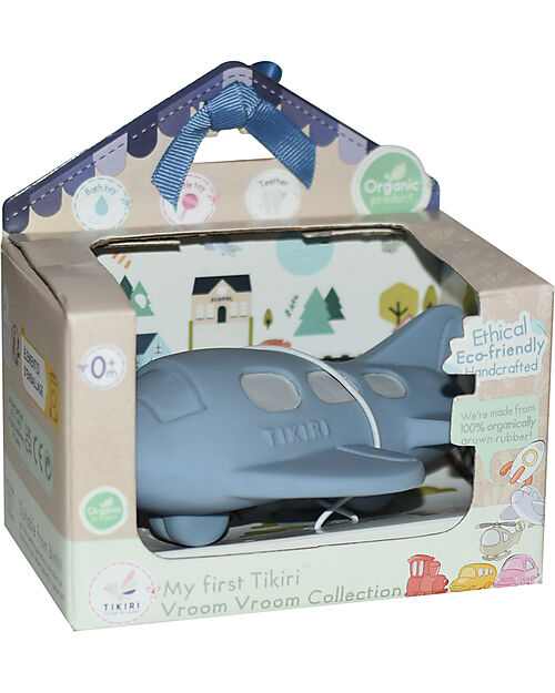 3-in-1 Sonaglio - Massaggiagengive - Gioco da Bagno - Aereoplano - Vro Tikiri