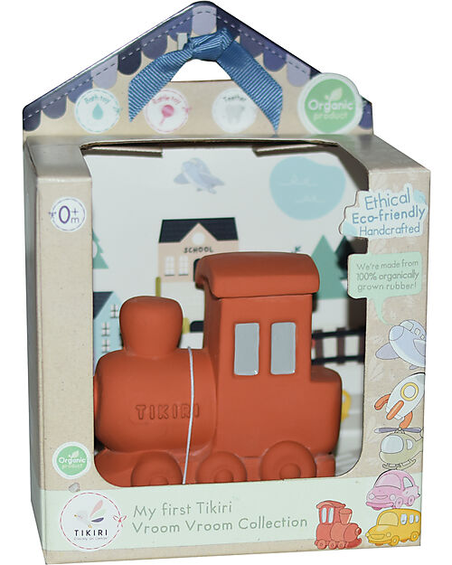 3-in-1 Sonaglio - Massaggiagengive - Gioco da Bagno - Treno - Vroom Vr Tikiri