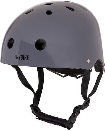 Casco per Bici - Graphite Grey - Calotta in ABS - Resistente Regolabil Trybike
