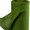 Tessuto in tela juta Verde decorazione per cestini e alberi di natale 36 X 270 cm