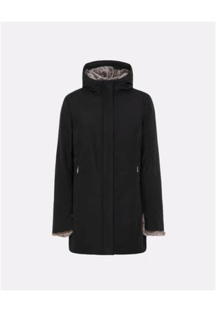 SUNS Giubbotto Donna suns Marmolada Fur Black da donna