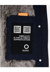 SUNS Giubbotto Donna suns Roberta Fur Blu da donna