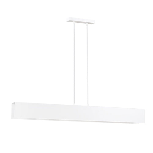 Lampadario Moderno 4 Luci Gentor In Acciaio Bianco