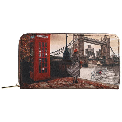 YNot portafoglio grande LONDON BRIDGE YES372F6