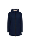 SUNS Giubbotto Donna suns Aurelia long velour Navy da donna
