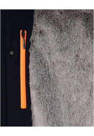 SUNS Giubbotto Uomo suns Gransasso Fur Dark Blue da uomo