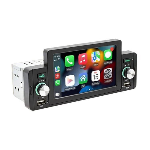 Radio 5 Pollici per auto, 1 din Bluetooth Player MP5 MP4 Audio Player, CarPlay