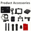 Action Cam Subacquea Ultra HD Sport, Videocamera Impermeabile Full HD 1080P,