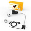 Lampada Riscaldante da 25 W con Supporto Lampada Basking UVA UVB